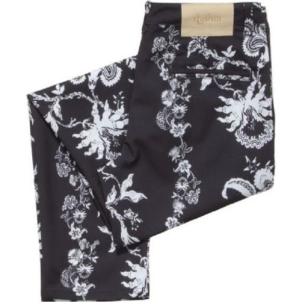 NEW Rhythm Low Rise Slim Fit Chino Ankle Pants
